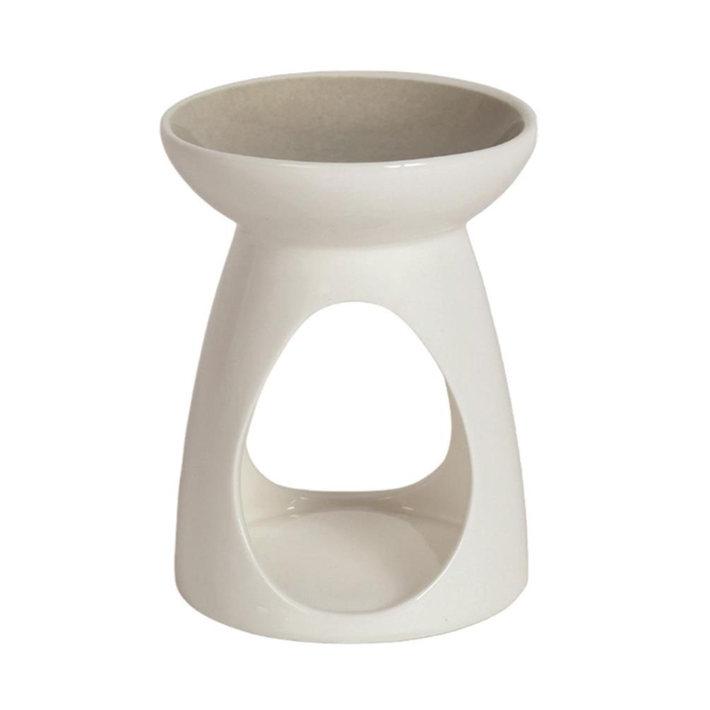Aroma Teardrop Grey Ceramic Wax Melt Warmer £3.59
